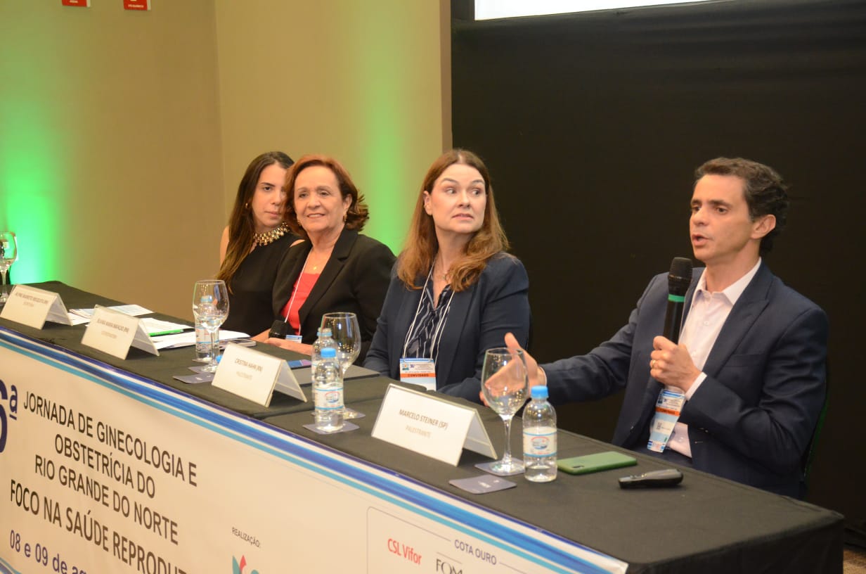 Cristina Hahn em palestra