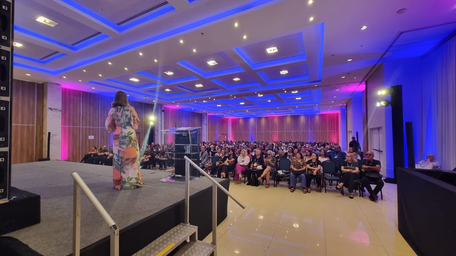 Cristina Hahn em palestra