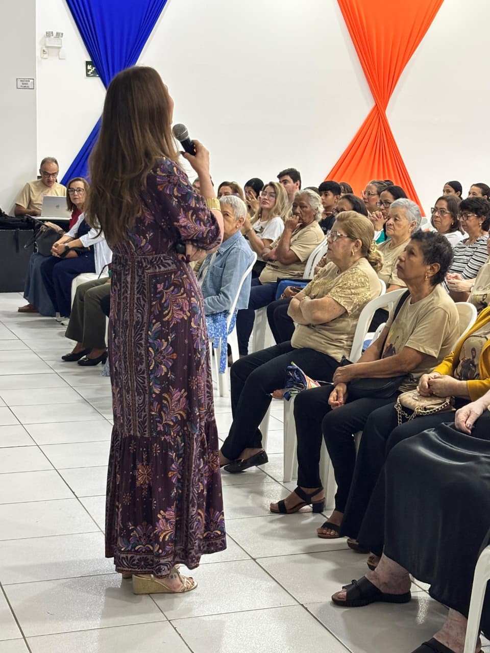 Cristina Hahn em palestra